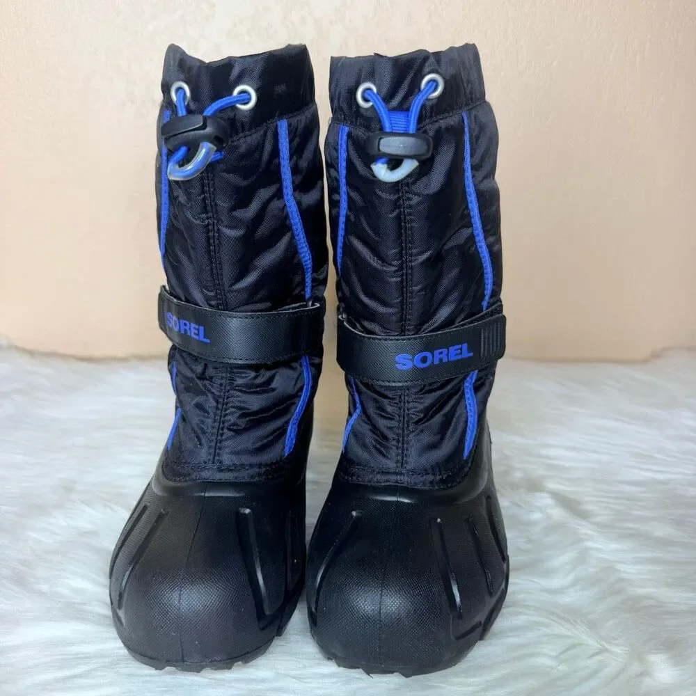 Sorel Boys' Flurry Waterproof Winter Boots Size 2